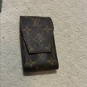 Louis Vuitton Brown and Tan Monogram Key Pouch👝louis11
